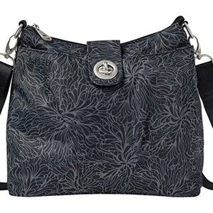 Baggallini Sorrento Rfid Hobo Bag - Midnight Blossom
